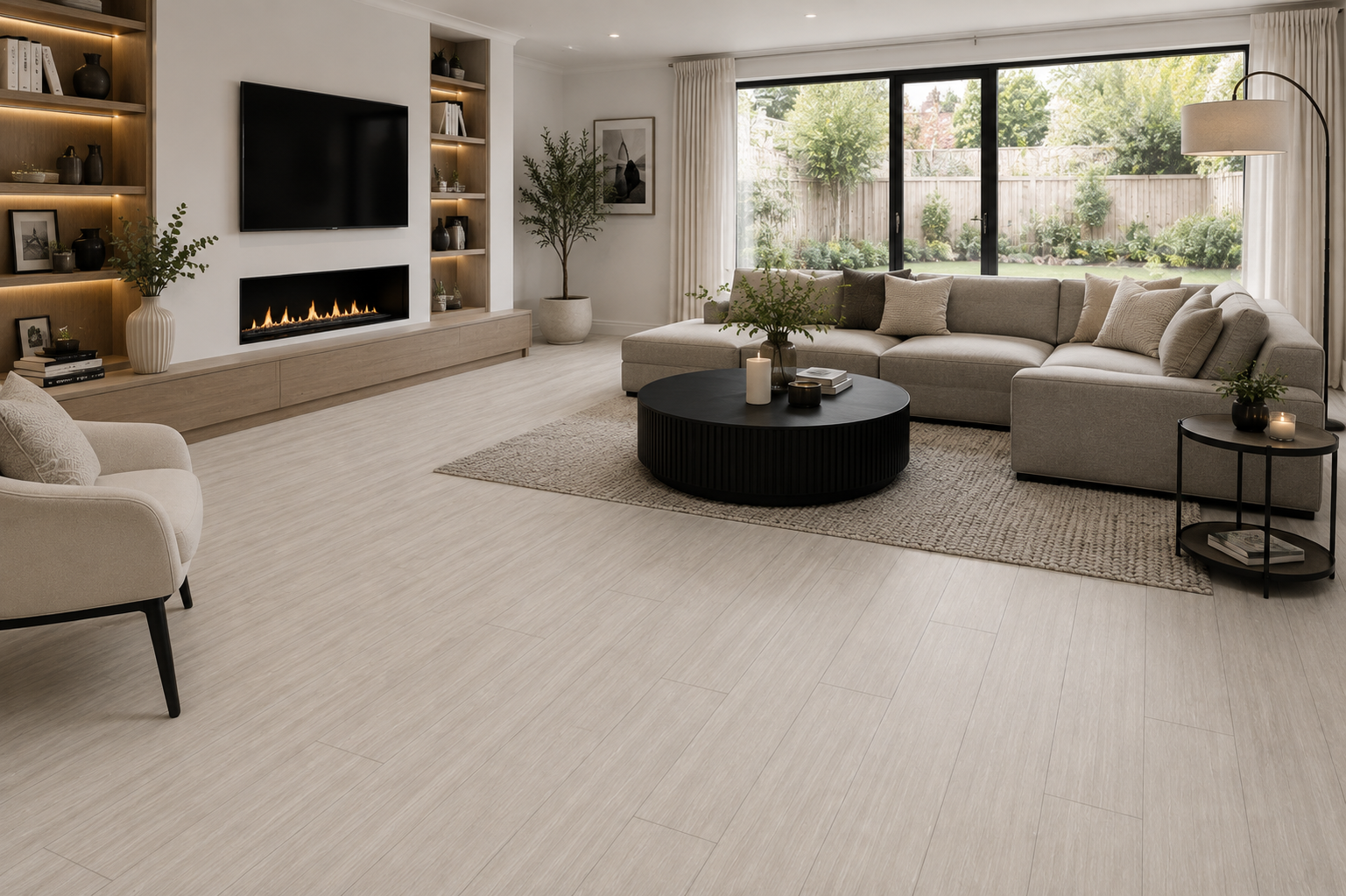 SPC CLICK FLOORING Light Beige  6MM   