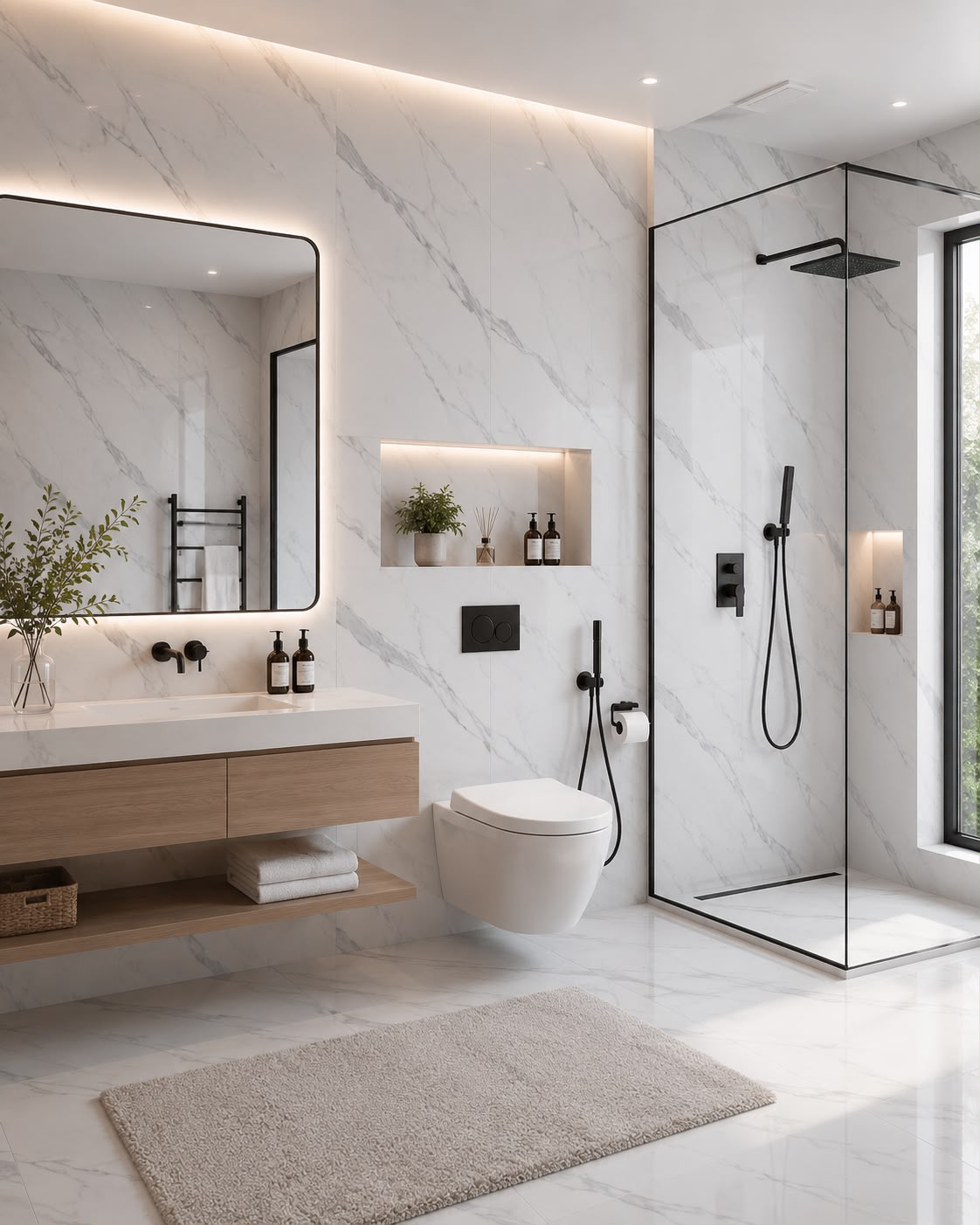 PVC Shower Panel Calcutta Gloss