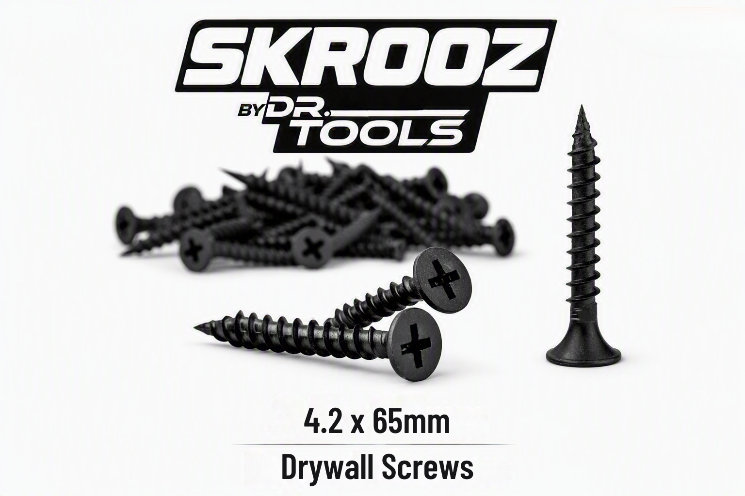 DRYWALL SCREW FINE THREAD 4.2x 65mm ~ 1000pcs 
